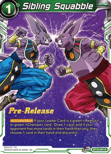 Sibling Squabble (BT16-067) [Realm of the Gods Prerelease Promos] | Total Play