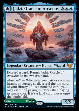 Jadzi, Oracle of Arcavios // Journey to the Oracle [Strixhaven: School of Mages] | Total Play