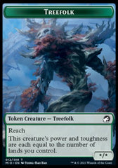 Zombie (005) // Treefolk Double-Sided Token [Innistrad: Midnight Hunt Tokens] | Total Play