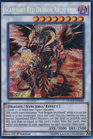 Scarlight Red Dragon Archfiend [DOCS-EN046] Secret Rare | Total Play