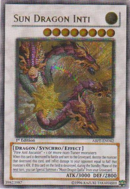 Sun Dragon Inti [ABPF-EN042] Ultimate Rare | Total Play