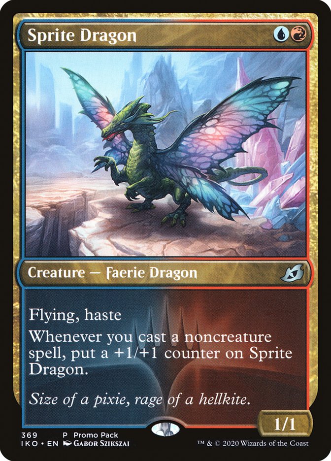 Sprite Dragon (Promo Pack) [Ikoria: Lair of Behemoths Promos] | Total Play