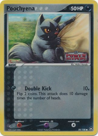 Poochyena (58/108) (Stamped) [EX: Power Keepers] | Total Play