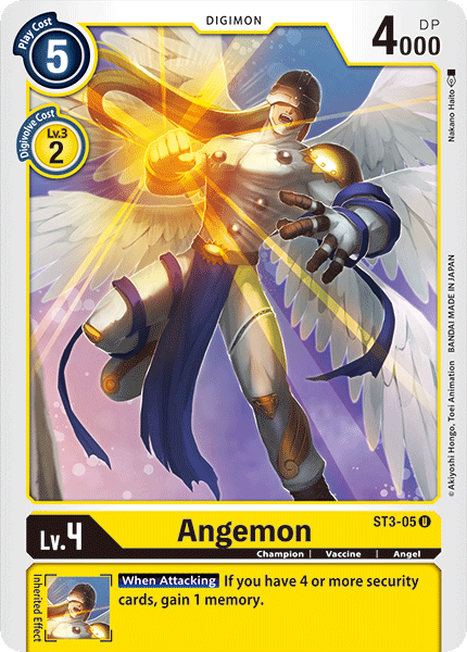 Angemon [ST3-05] [Starter Deck: Heaven's Yellow] | Total Play