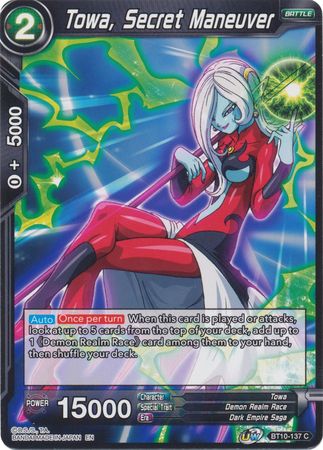 Towa, Secret Maneuver (BT10-137) [Rise of the Unison Warrior 2nd Edition] | Total Play
