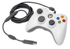 White Xbox 360 Wired Controller - Xbox 360 | Total Play