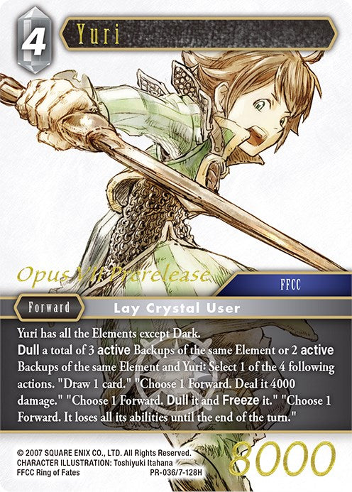 Yuri [Opus VII Promo Cards] | Total Play