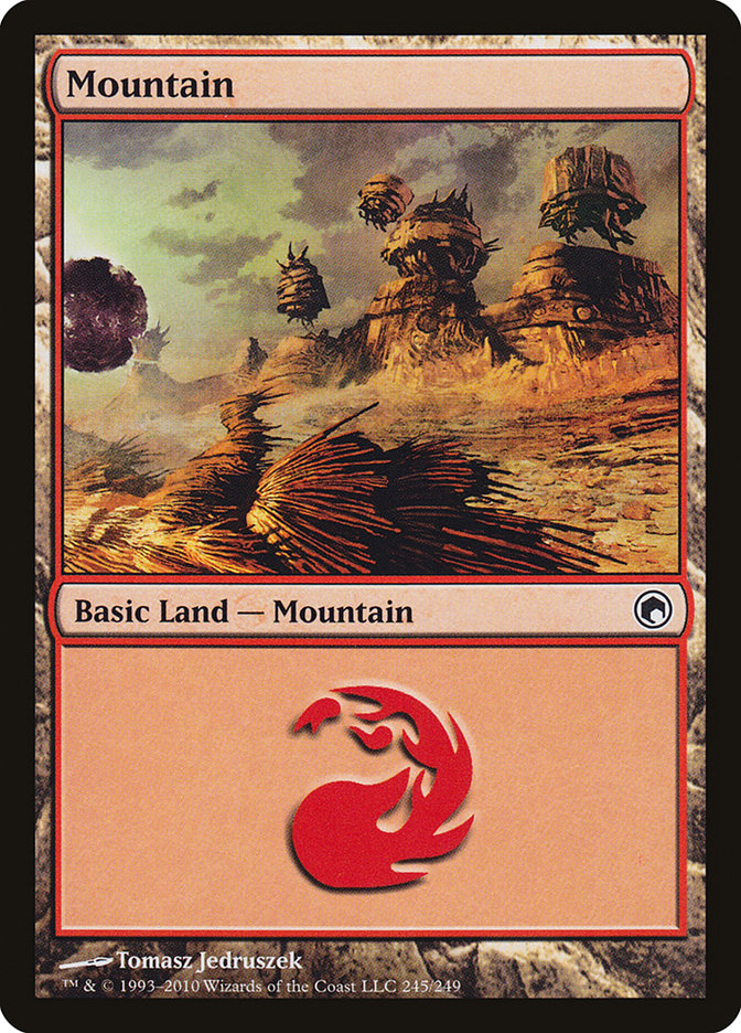 Mountain (245) [Scars of Mirrodin] | Total Play