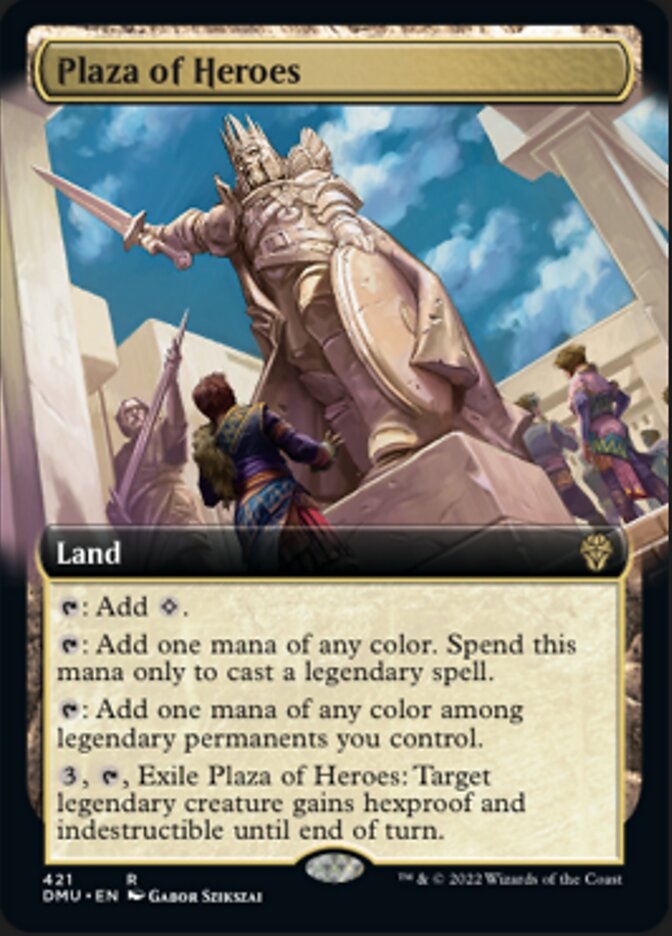 Plaza of Heroes (Extended Art) [Dominaria United] | Total Play