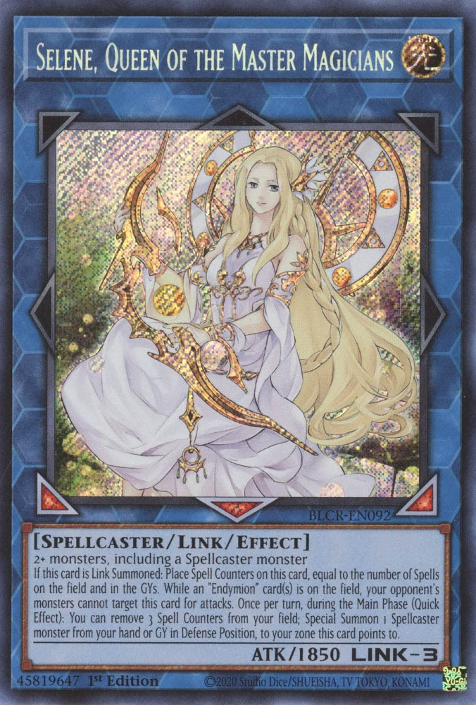 Selene, Queen of the Master Magicians [BLCR-EN092] Secret Rare | Total Play