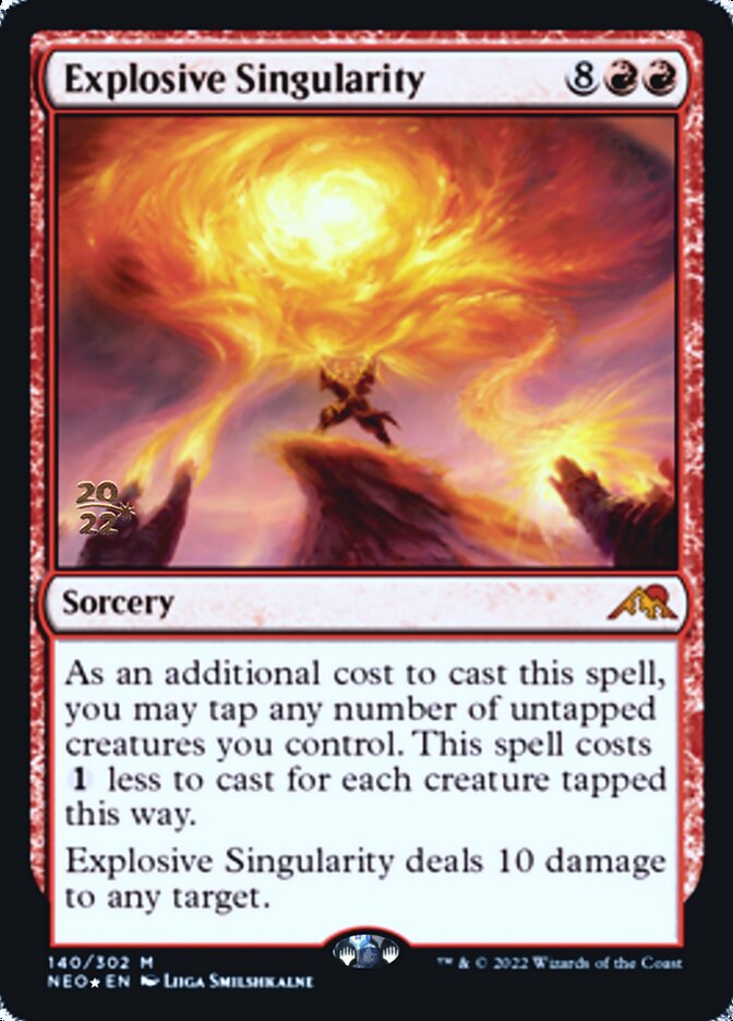 Explosive Singularity [Kamigawa: Neon Dynasty Prerelease Promos] | Total Play