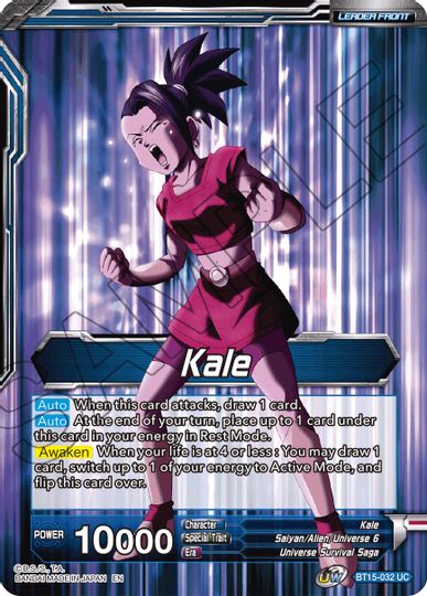 Kale // Kale, Demon of Universe 6 (BT15-032) [Saiyan Showdown Prerelease Promos] | Total Play