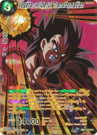 Vegeta, Prideful Transformation (SPR) (BT10-105) [Rise of the Unison Warrior 2nd Edition] | Total Play