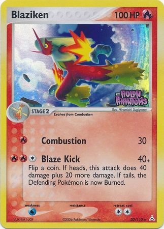 Blaziken (20/110) (Stamped) [EX: Holon Phantoms] | Total Play