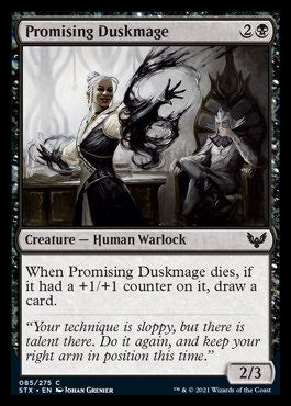 Promising Duskmage [Strixhaven: School of Mages] | Total Play