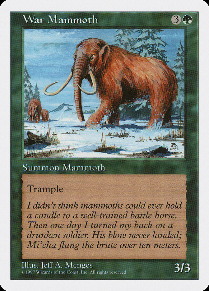 War Mammoth [Fifth Edition] | Total Play