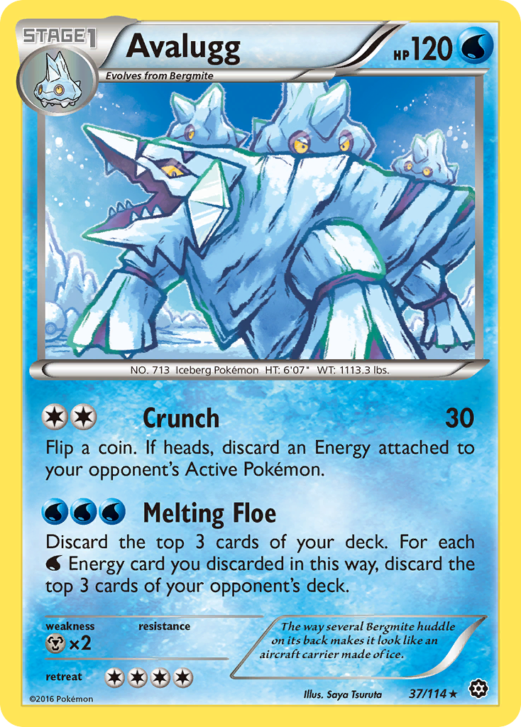 Avalugg (37/114) [XY: Steam Siege] | Total Play