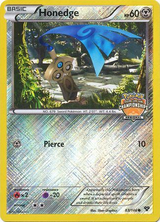 Honedge (83/146) (Regional Championship Promo) [XY: Base Set] | Total Play