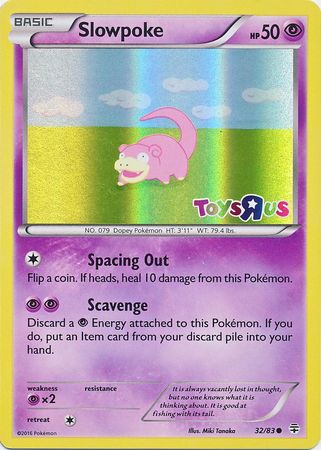 Slowpoke (32/83) (Toys R Us Promo) [XY: Generations] | Total Play