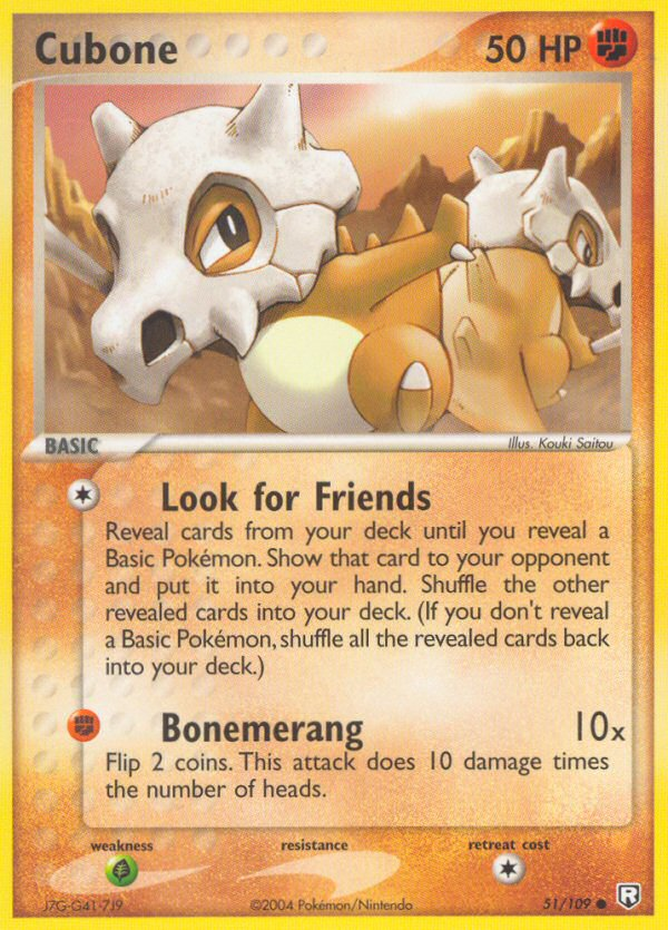 Cubone (51/109) [EX: Team Rocket Returns] | Total Play