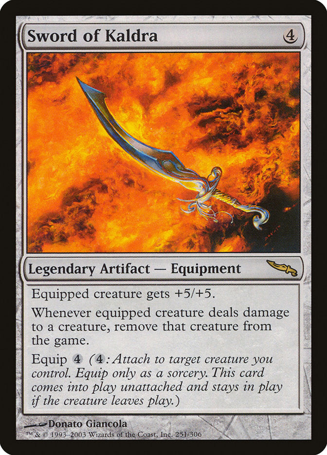 Sword of Kaldra [Mirrodin] | Total Play