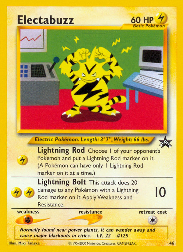 Electabuzz (46) [Wizards of the Coast: Black Star Promos] | Total Play