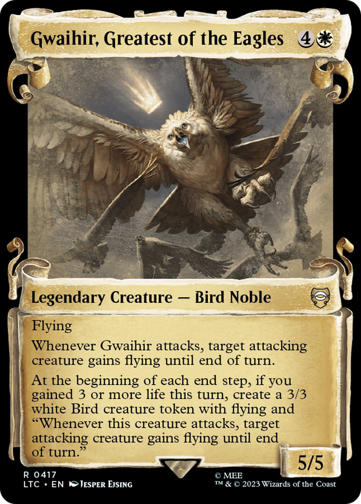 Gwaihir, Greatest of the Eagles [The Lord of the Rings: Tales of Middle-Earth Commander Showcase Scrolls] | Total Play