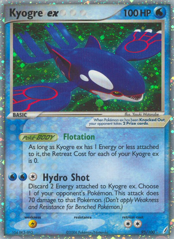 Kyogre ex (95/100) [EX: Crystal Guardians] | Total Play