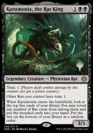 Karumonix, the Rat King (Promo Pack) [Phyrexia: All Will Be One Promos] | Total Play