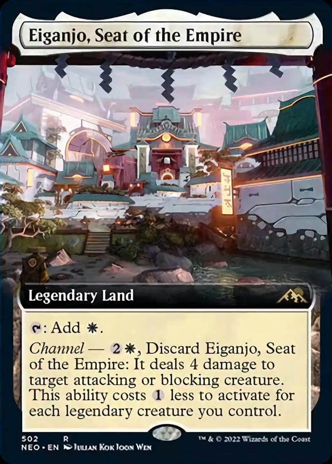 Eiganjo, Seat of the Empire (Extended Art) [Kamigawa: Neon Dynasty] | Total Play