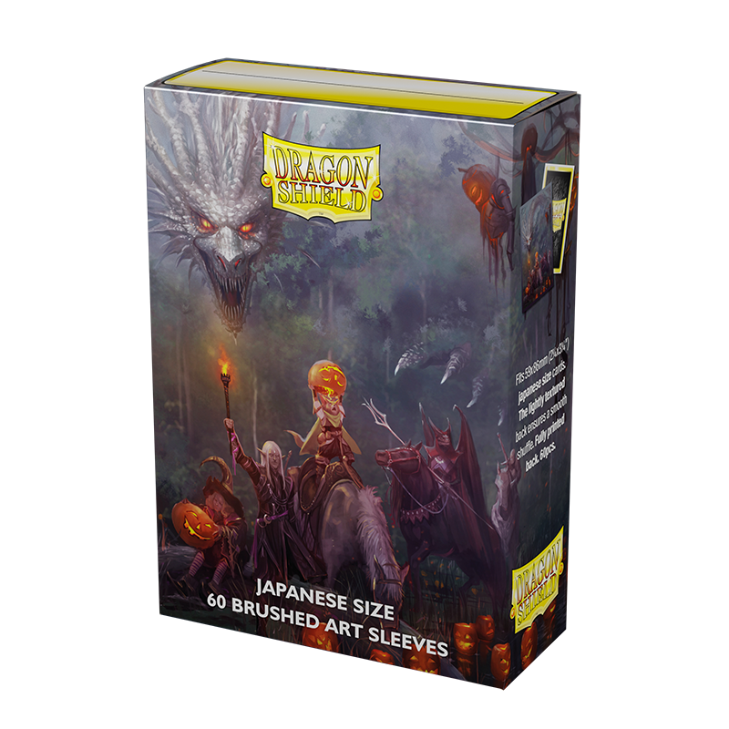 Dragon Shield: Japanese Size 60ct Brushed Art Sleeves - Halloween (2022) | Total Play