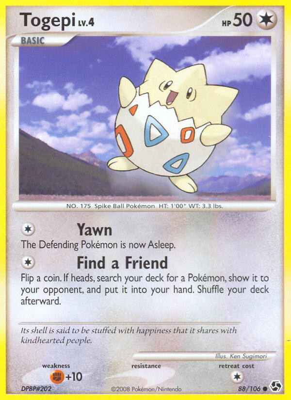 Togepi (88/106) [Diamond & Pearl: Great Encounters] | Total Play