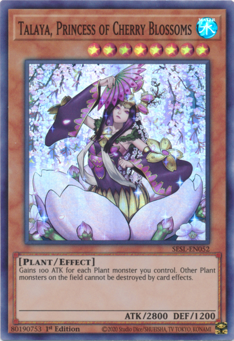 Talaya, Princess of Cherry Blossoms [SESL-EN052] Super Rare | Total Play