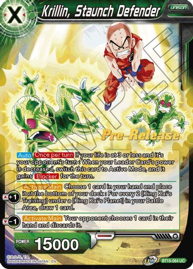 Krillin, Staunch Defender (BT15-064) [Saiyan Showdown Prerelease Promos] | Total Play