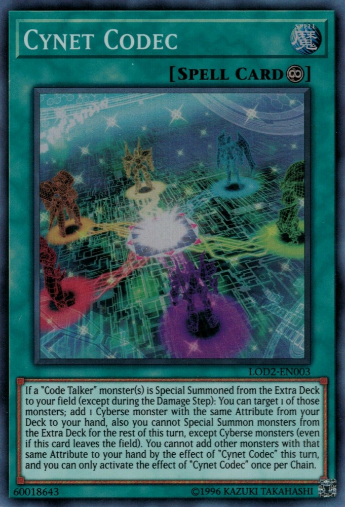 Cynet Codec (Legacy of the Duelist: Link Evolution) [LOD2-EN003] Super Rare | Total Play