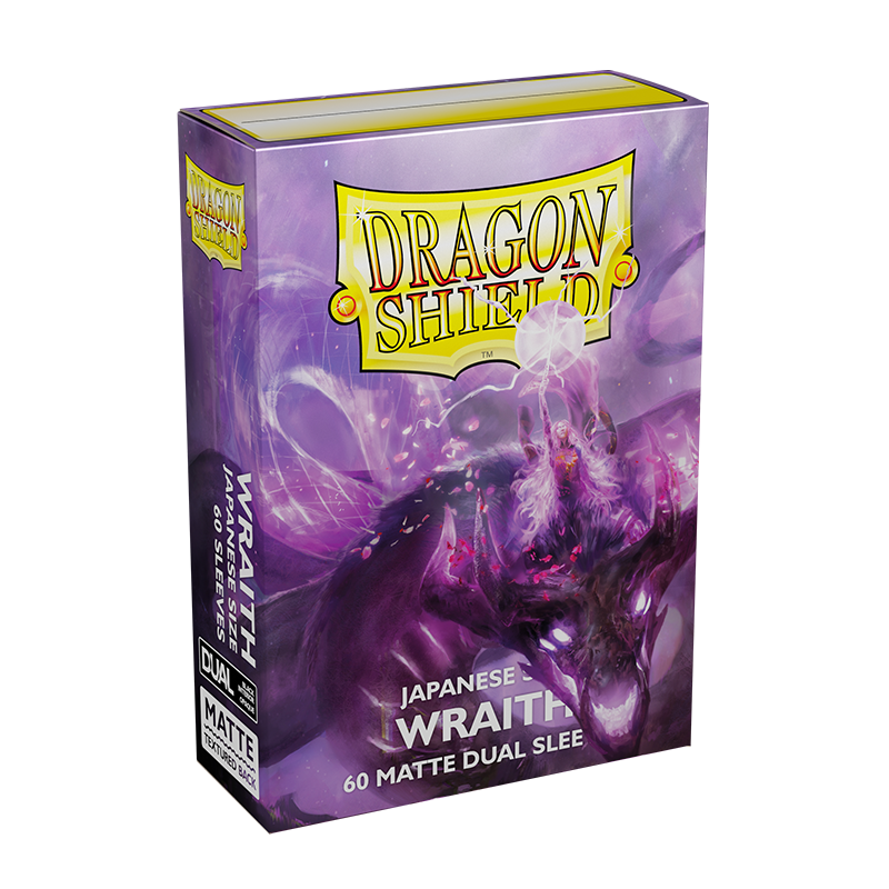 Dragon Shield: Japanese Size 60ct Sleeves - Wraith (Dual Matte) | Total Play
