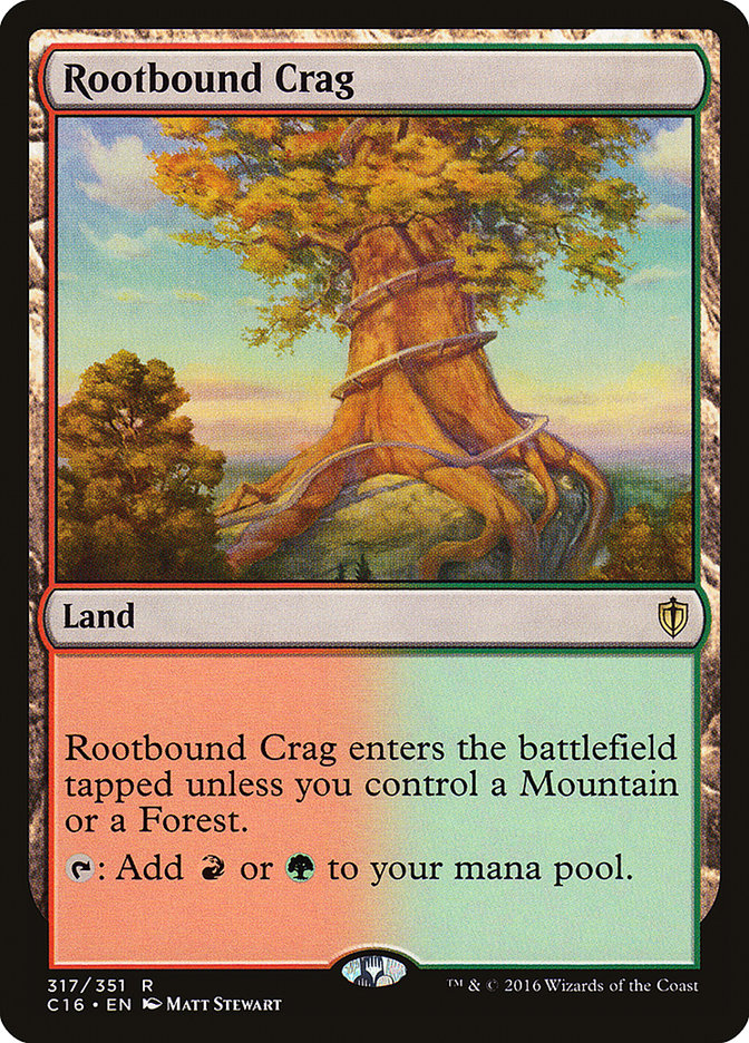 Rootbound Crag [Commander 2016] | Total Play