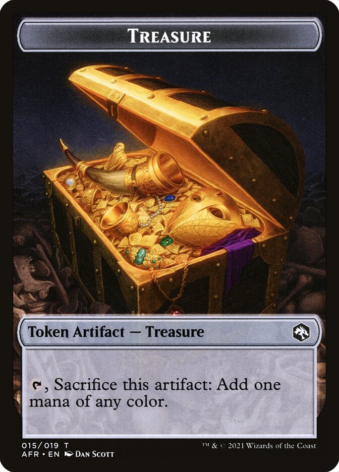 Servo // Treasure Double-Sided Token [Dungeons & Dragons: Adventures in the Forgotten Realms Commander Tokens] | Total Play