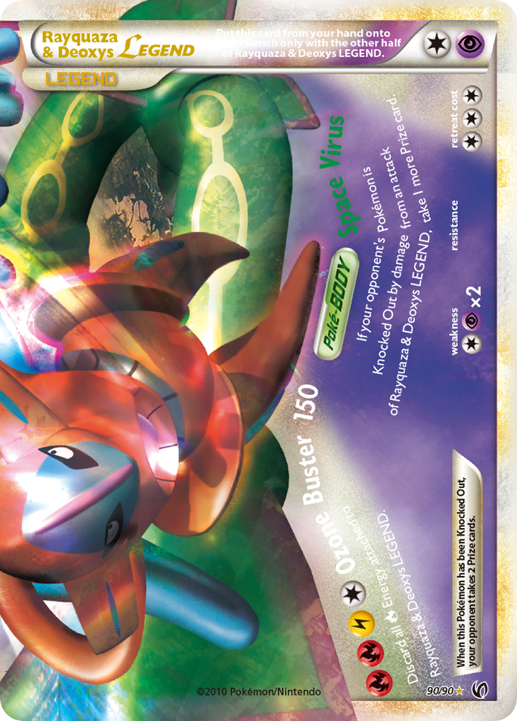 Rayquaza & Deoxys LEGEND (90/90) [HeartGold & SoulSilver: Undaunted] | Total Play