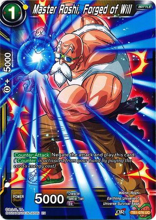 Master Roshi, Forged of Will (Alternate Art) (TB1-076) [Special Anniversary Set] | Total Play