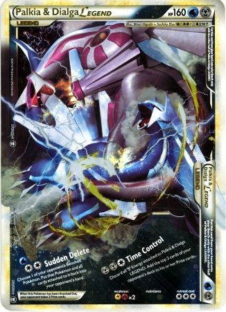 Palkia & Dialga LEGEND (101/102) (Jumbo Card) [HeartGold & SoulSilver: Triumphant] | Total Play