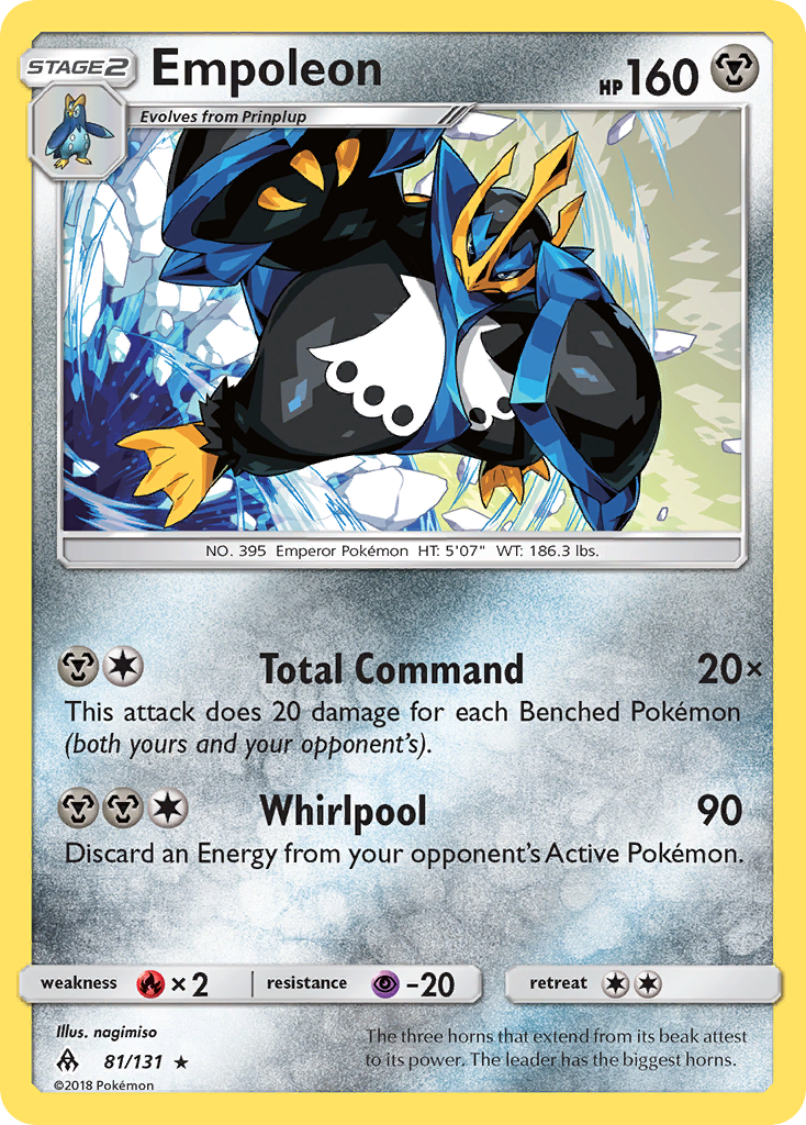 Empoleon (81/131) [Sun & Moon: Forbidden Light] | Total Play