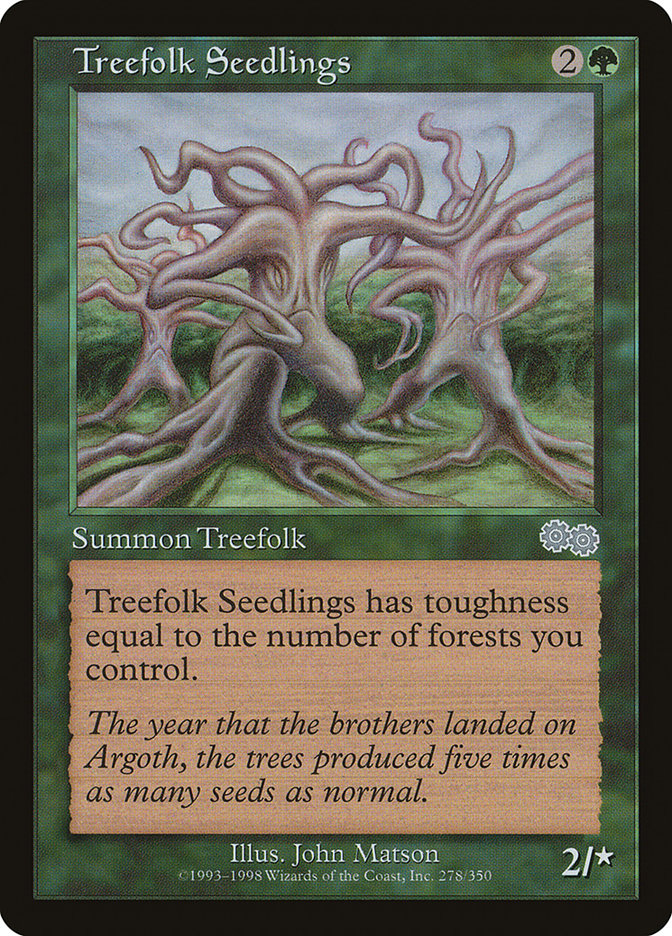 Treefolk Seedlings [Urza's Saga] | Total Play