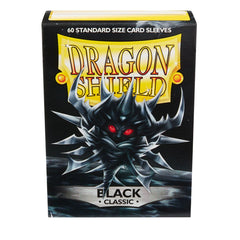 Dragon Shield: Standard 60ct Sleeves - Black (Classic) | Total Play