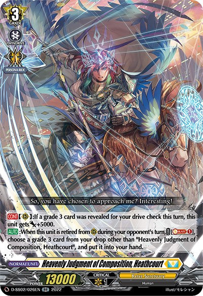 Heavenly Judgment of Composition, Heathcourt (D-SS02/026EN) [Festival Collection 2022] | Total Play