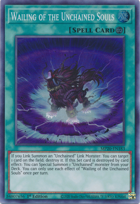 Wailing of the Unchained Souls [MP20-EN183] Super Rare | Total Play