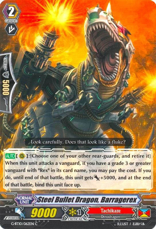Steel Bullet Dragon, Barragerex (G-BT10/062EN) [Raging Clash of the Blade Fangs] | Total Play