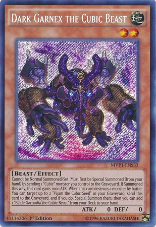 Dark Garnex the Cubic Beast [MVP1-ENS33] Secret Rare | Total Play