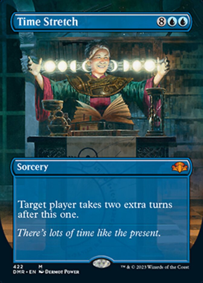 Time Stretch (Borderless Alternate Art) [Dominaria Remastered] | Total Play