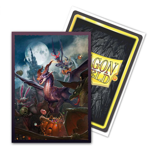 Dragon Shield: Standard 100ct Brushed Art Sleeves - Halloween Dragon (2021) | Total Play